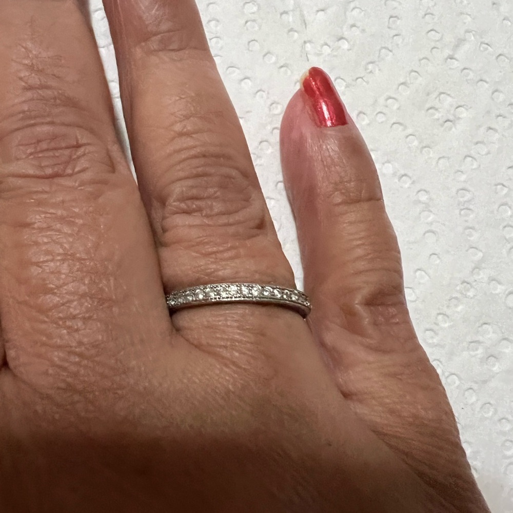 String Silver 925 Wedding Ring - image 5